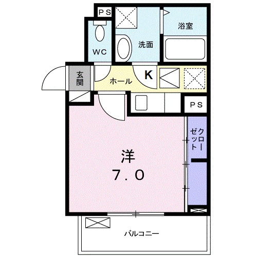 グランディア　矢田 間取り