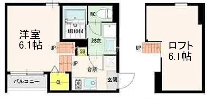 烏森レジデンス 間取図