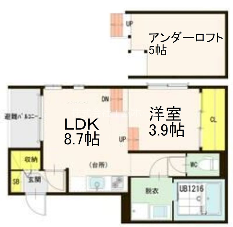 クレスト高畑 間取図