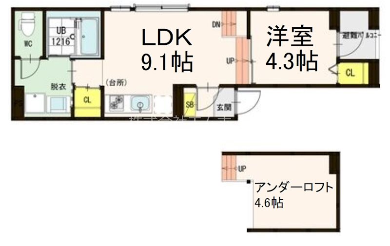 フェニーチェ名古屋 間取図