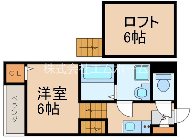 ドエル神野 間取図