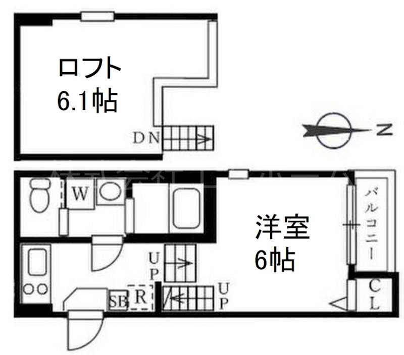 ヴィラ黒川 間取図