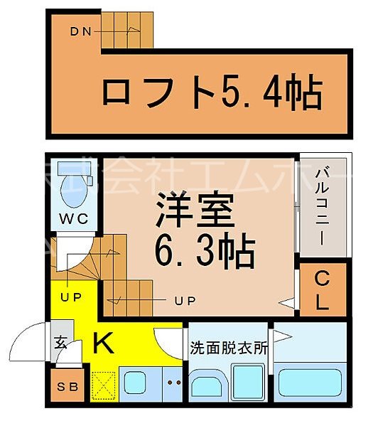 プリマベーラＫ 間取図