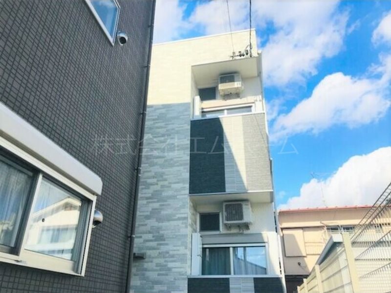外観　光インターネット使い放題無料　1階防犯シャッター付