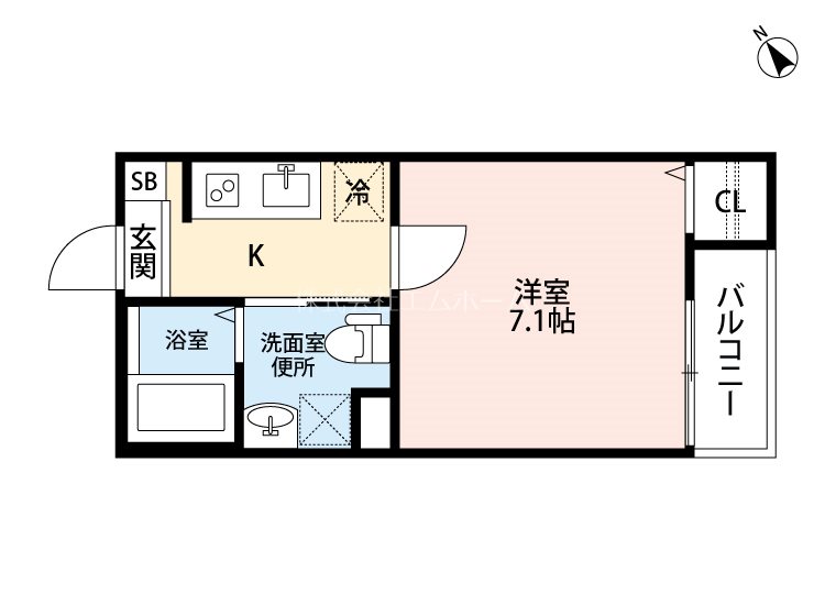 エスポワール露橋 間取図