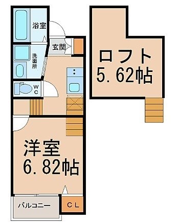 フルーツデール本陣 間取図　光インターネット無料　家具家電ご用意できます