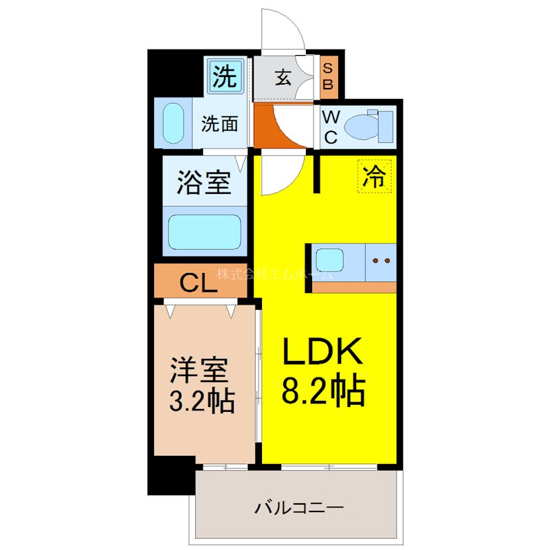 メイクス今池02 間取図