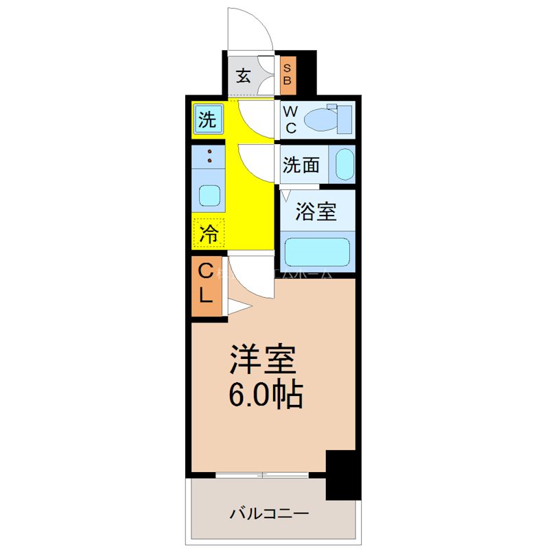 メイクス今池02 間取図