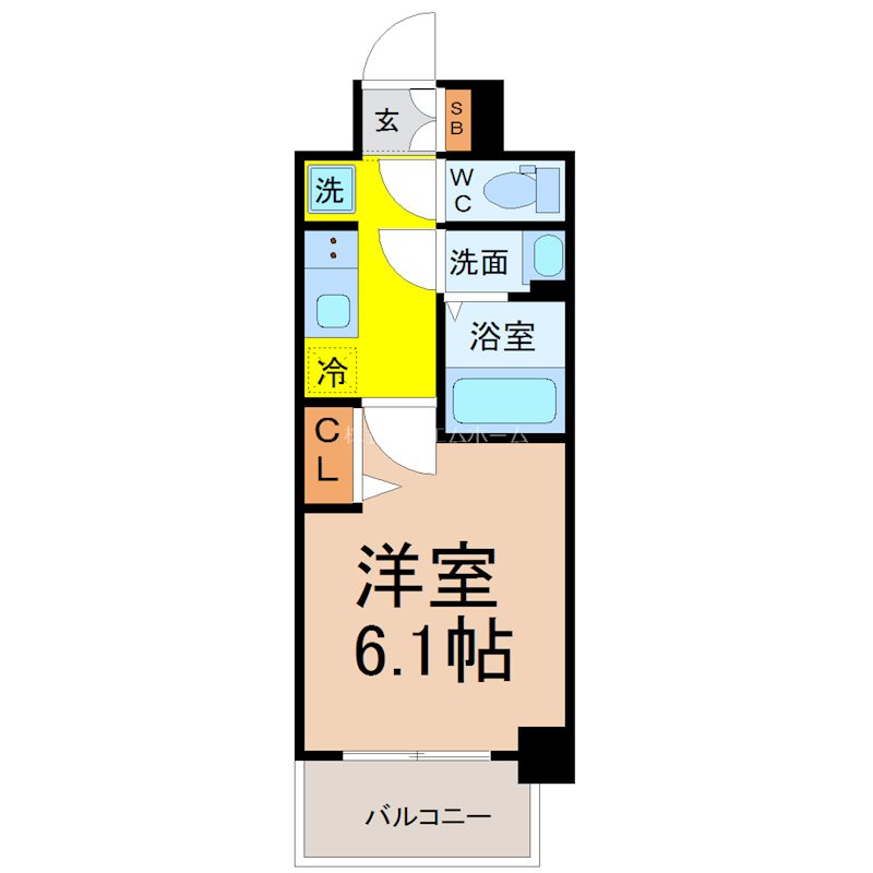 メイクス今池02 間取図