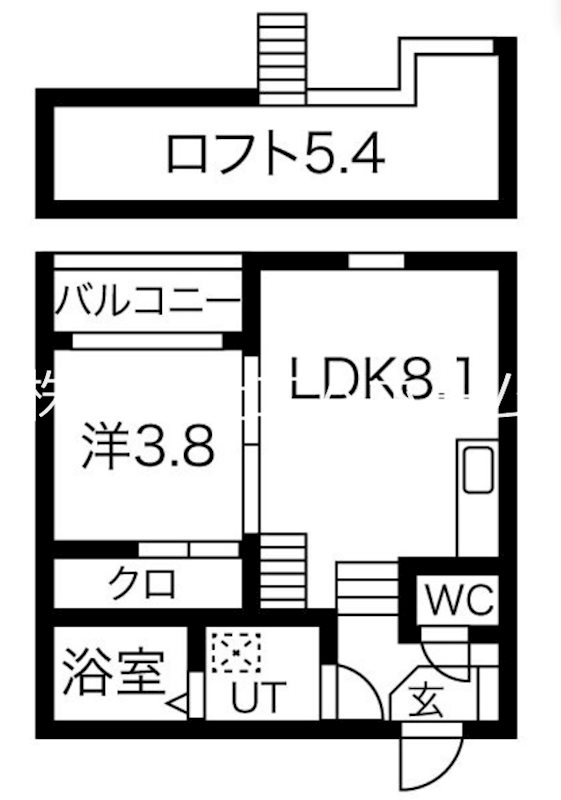ステージ香呑町 間取図