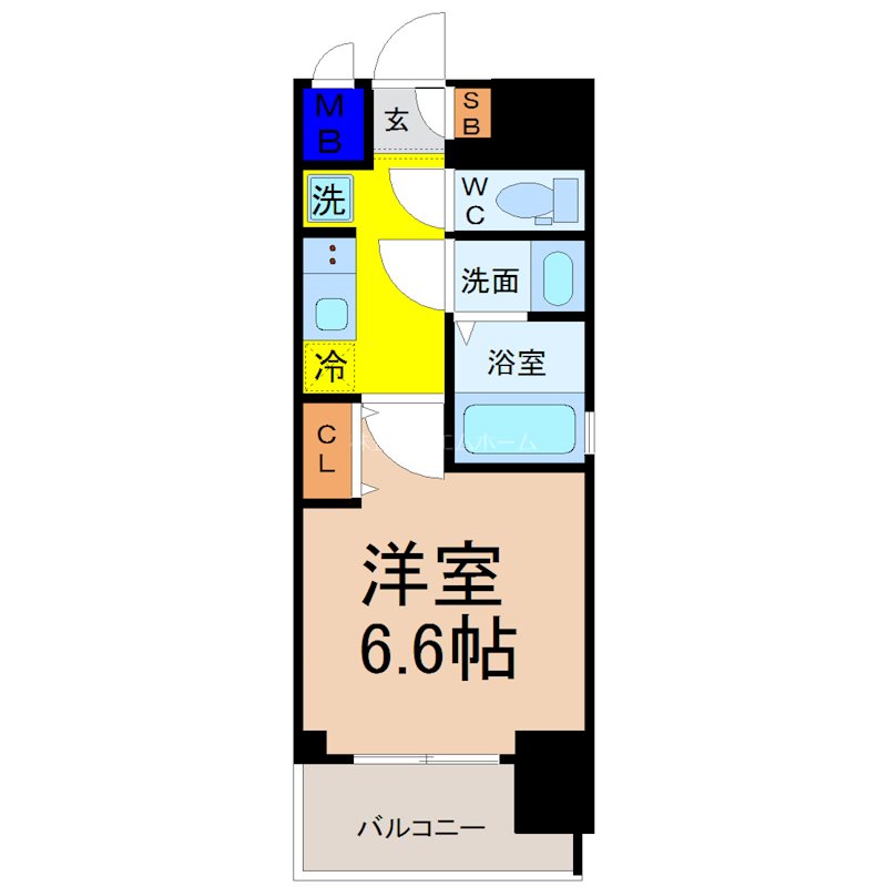 シーズンフラッツ千種 間取図