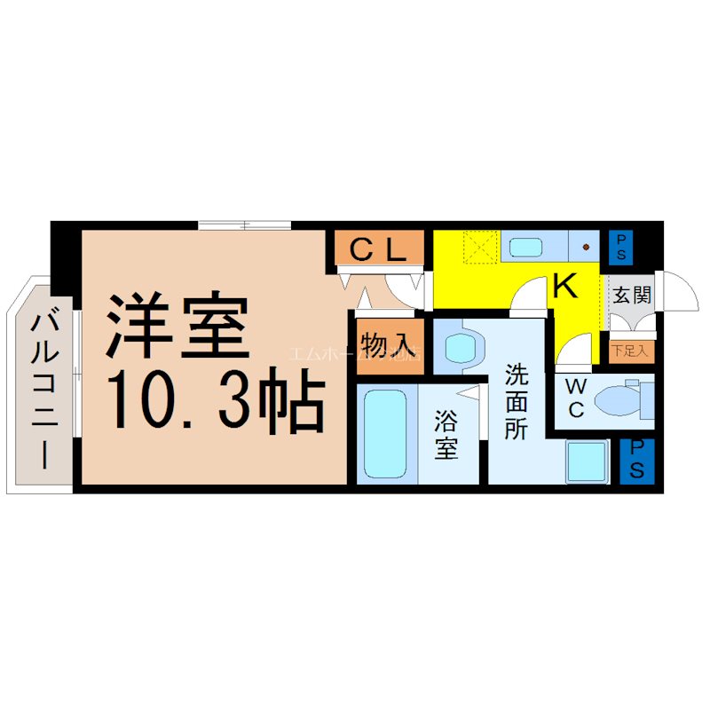 グレンパーク今池南WEST 間取図