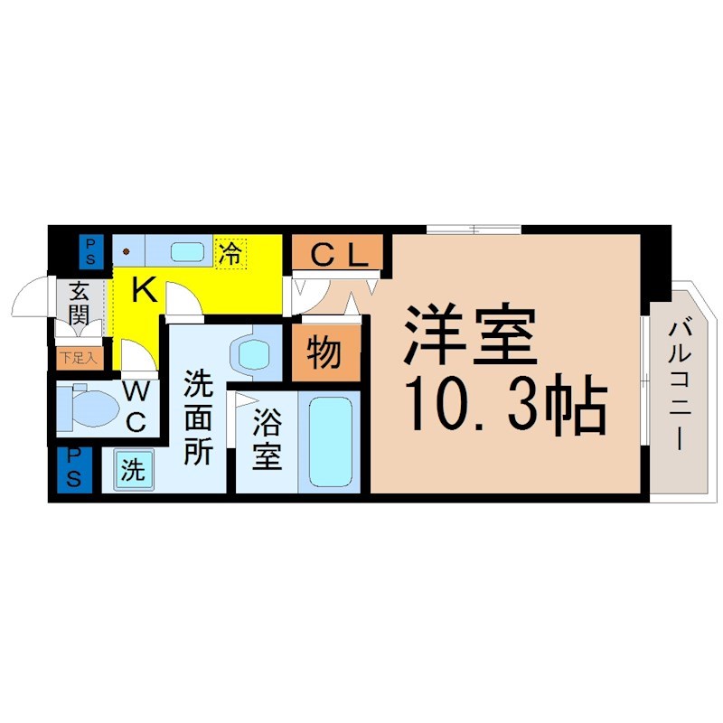 グレンパーク今池南WEST 間取図