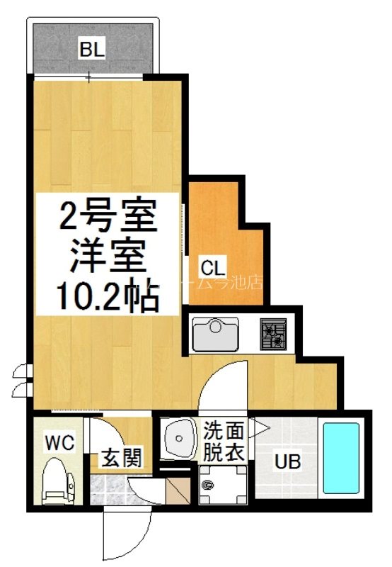 GRANDTIC 妙音通駅南 間取図