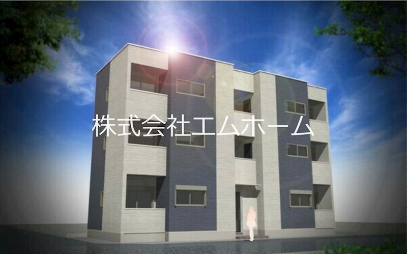 外観パース　オートロック付　宅配ＢＯＸ有り　デザイナーズ