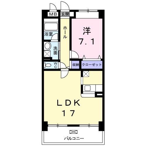 グラシオッソＫ 間取り