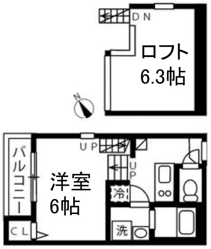 ミライグレースささしま 間取図