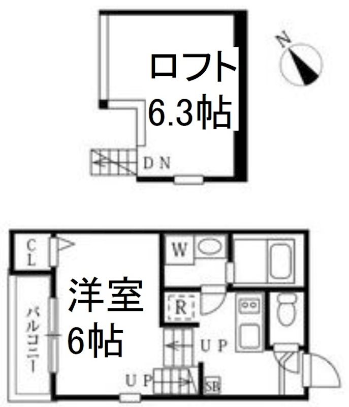 ミライグレースささしま 間取図