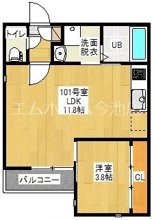 Grandtic中村区役所（グランティック中村区役所） 間取図