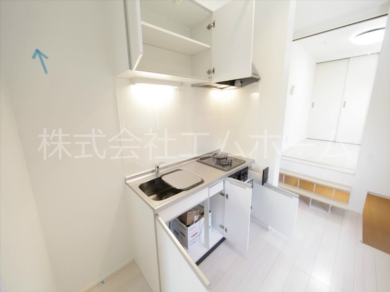 セントラルコート山王 システムキッチン（ガス2口コンログリル付）同型写真