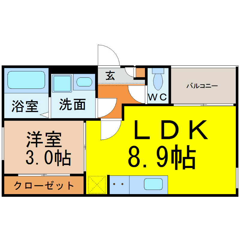 ＲＥＧＡＬＥＳＴ中村公園 間取図