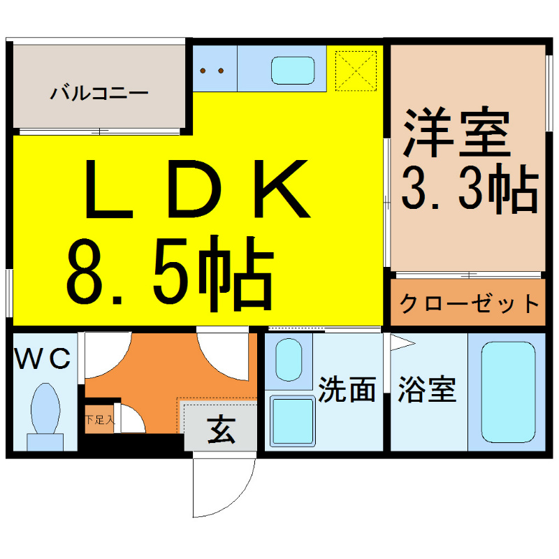 ＲＥＧＡＬＥＳＴ中村公園 間取図