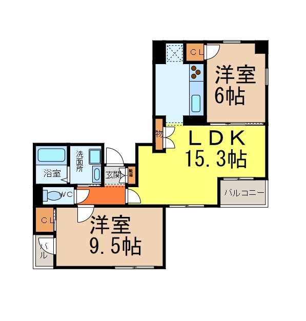 グランドール東桜 間取図
