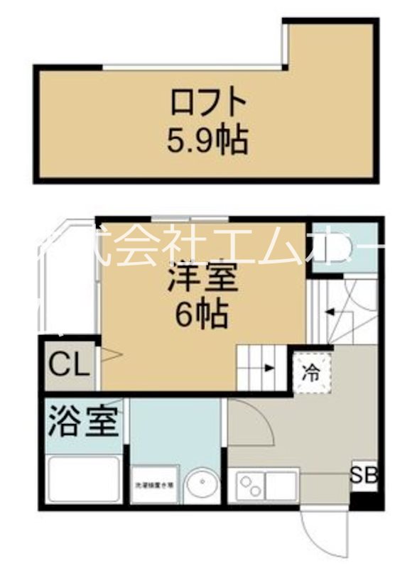 アイランドヴィラ下飯田 間取図