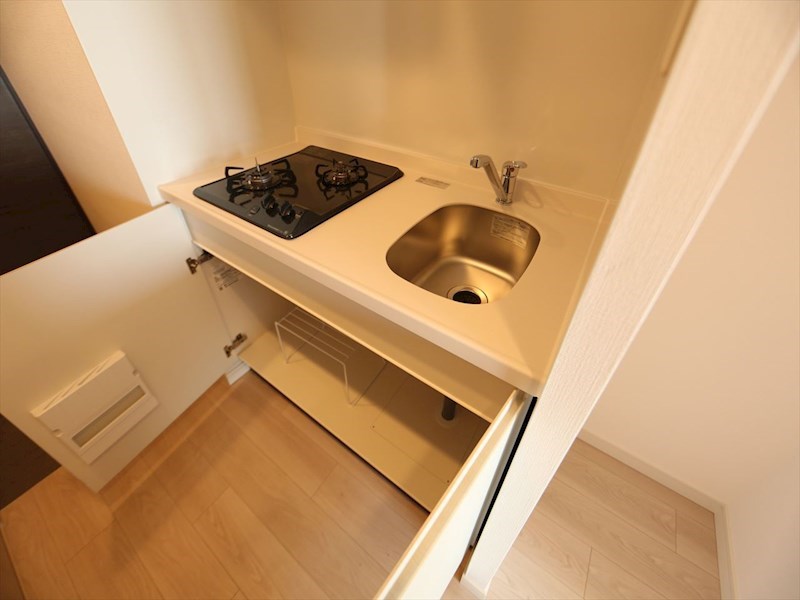 Ｓ－ＲＥＳＩＤＥＮＣＥ上前津Ｓｏｕｔｈ システムキッチン（ガス2口コンロ付）