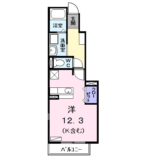 クレメント花塚 間取り