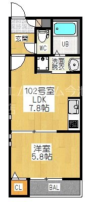 grandtic a simple（シンプル） 間取図