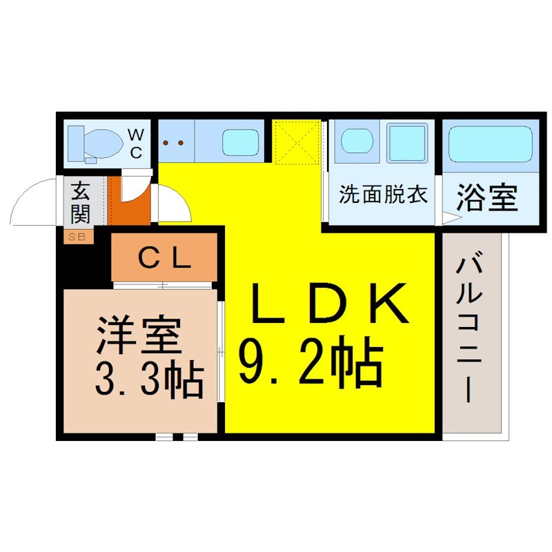 GRANDTIC栄生駅前 間取図