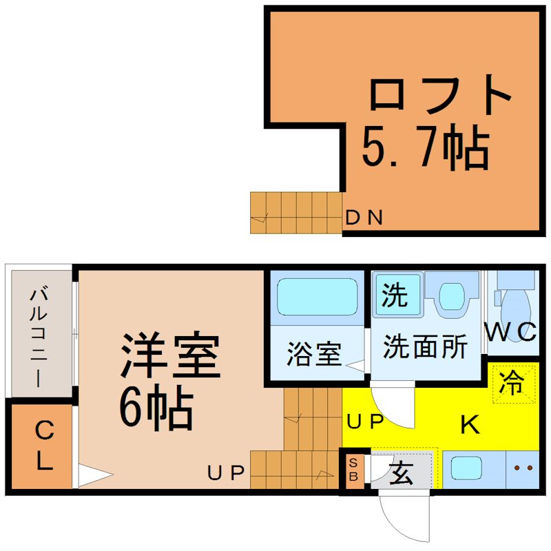 カームオーシャン 間取図