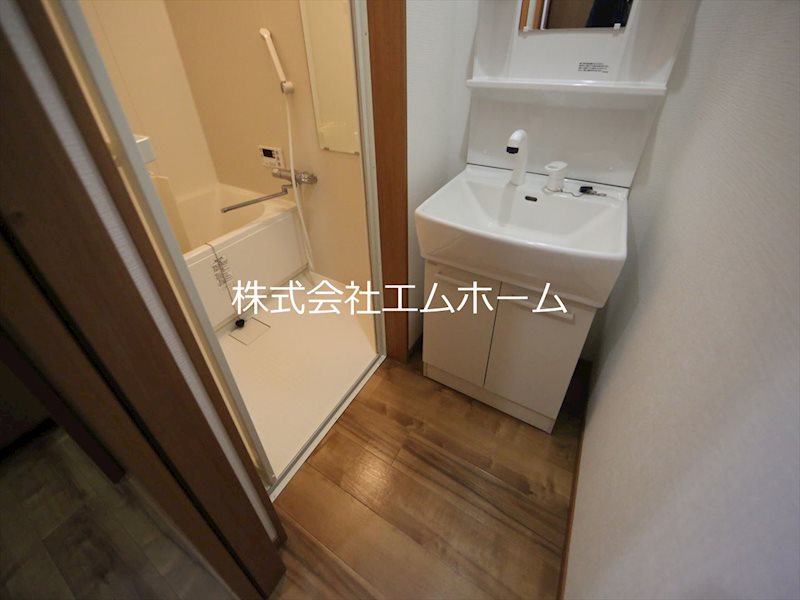 プレミール明和町 脱衣所　独立洗面台（シャンプードレッサー付）
