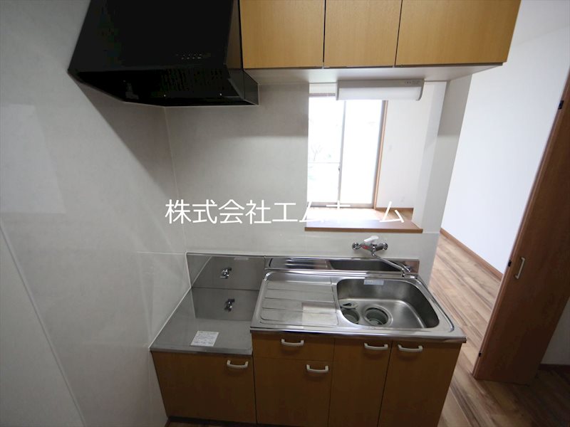 プレミール明和町 キッチン（ガス2口コンログリル設置可）カウンターキッチン