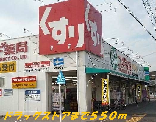 Ａ・ラージュ スギ薬局まで550m