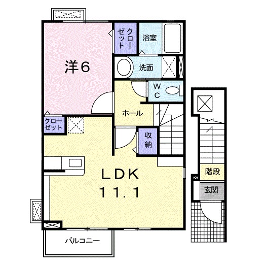 アユタシス南川 間取り