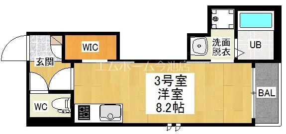 Grandtic Lana（ラナ） 間取図