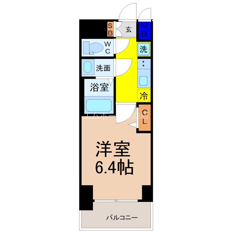 プレサンス広小路通今池 間取図