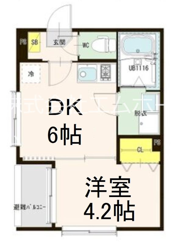 ハーモニーテラス高畑 間取図