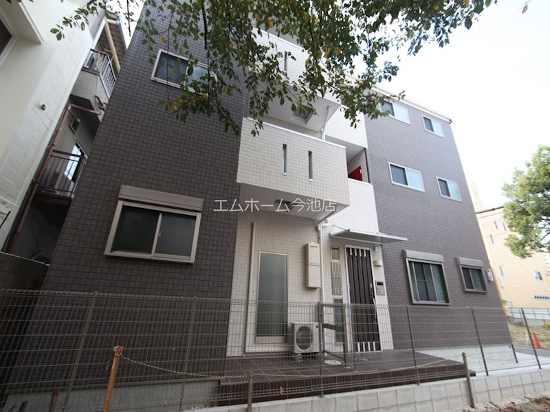 外観 1フロア2部屋全部屋角部屋オートロックTVモニターホン
