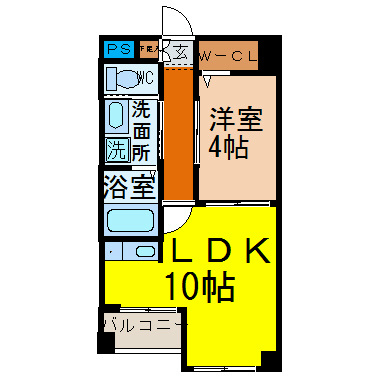 パークアベニュー東山 間取図