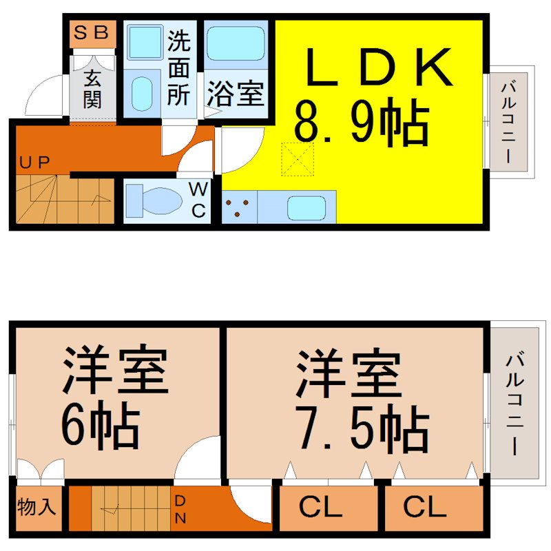 プラッサムコート多屋 間取り
