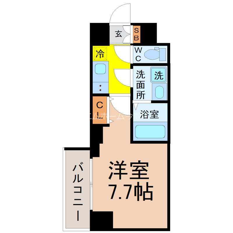 メイクス新栄 間取図