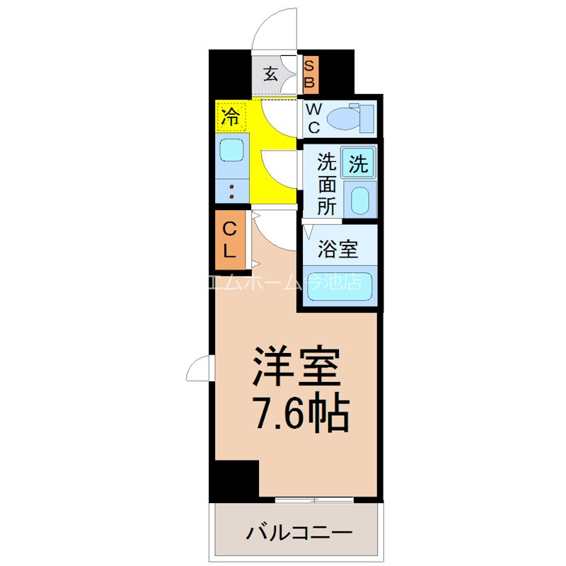 メイクス新栄 間取図