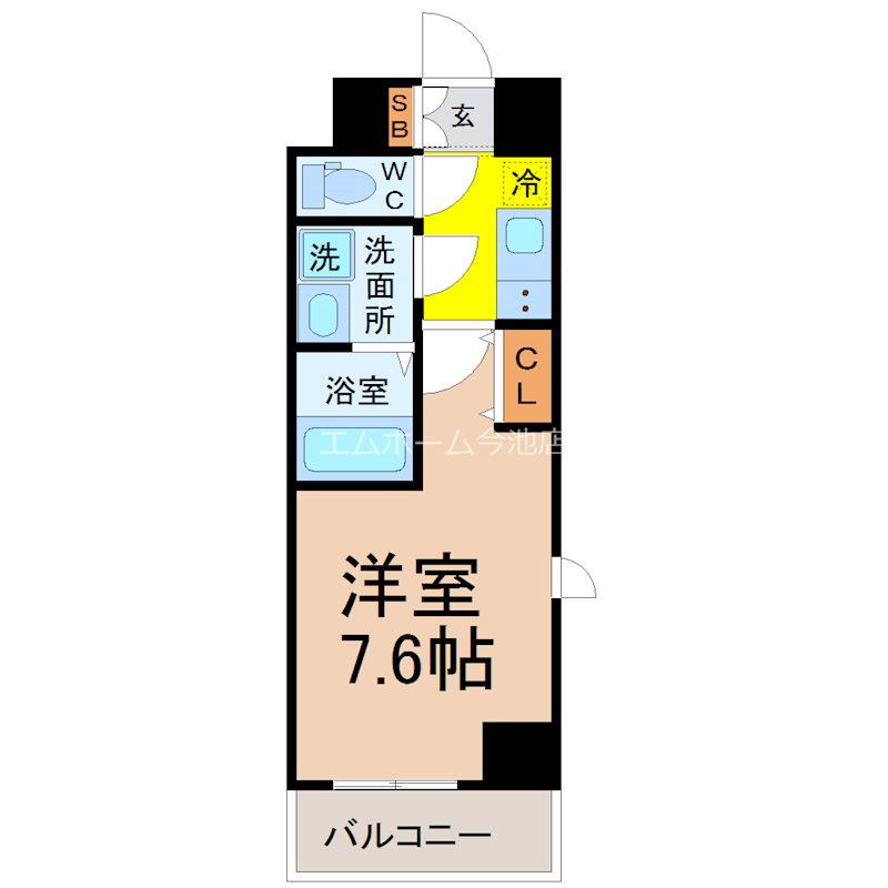 メイクス新栄 間取図