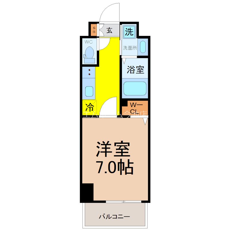 プレイズシード御器所イースト 間取図