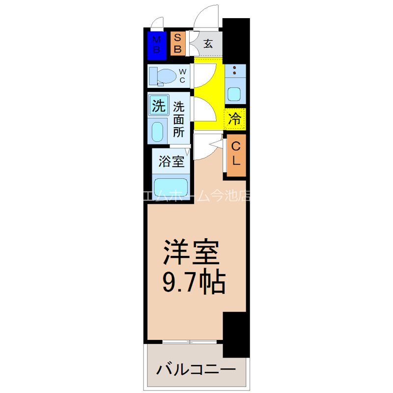 S-RESIDENCE勝川駅前 間取図