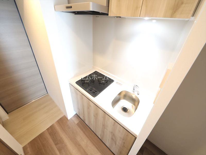 S-RESIDENCE勝川駅前 システムキッチン（ガス2口コンロ付）