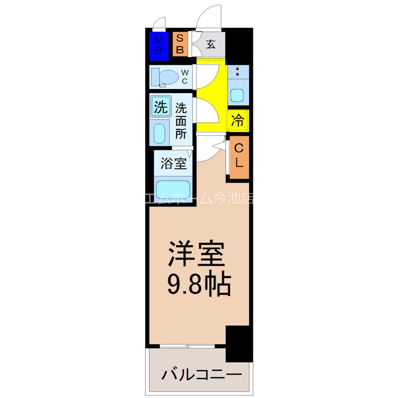 S-RESIDENCE勝川駅前 間取図